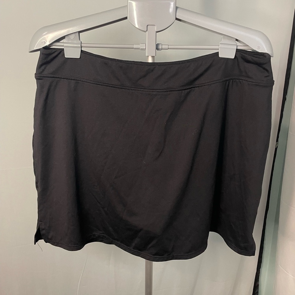 Black Tranquility‎ Yoga Mini Skort Size XXL